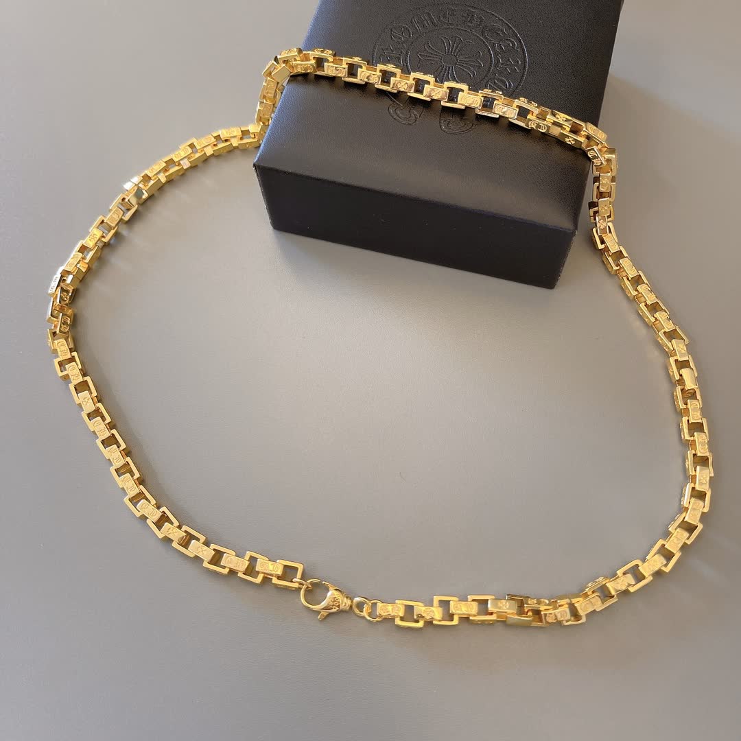 Chrome Hearts Gold Chain Necklace
